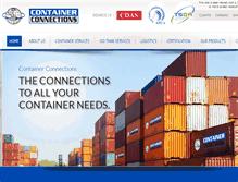 Tablet Screenshot of containerconnections.com